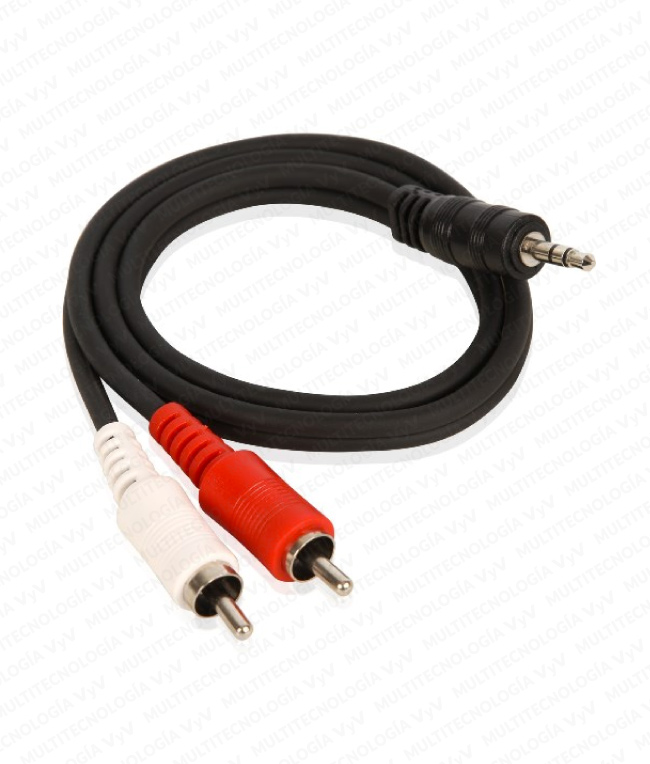 CABLE DE DISKMAN 3,5 A 2RCA 1,5M DELTA
