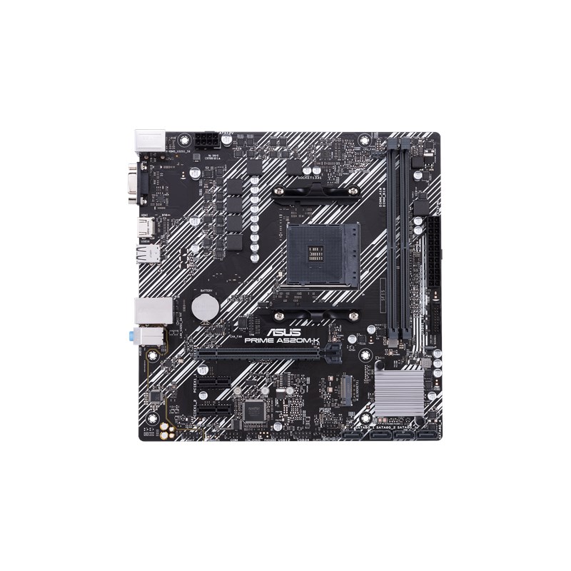 PLACA MADRE ASUS PRIME A520M-K AM4 RYZEN 2DA, 2XDDR4 HDMI DP 12USB - Image 2