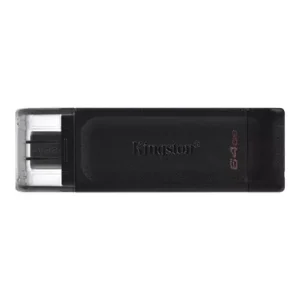 FLASH MEMORY KINGSTON DATATRAVELER 70 DT70 64GB USB-C NEGRO