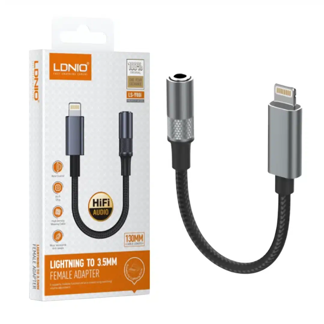 ADAPTADOR LDNIO LSY80I 13CM IPH to 3.5 mm