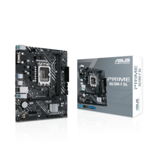 PLACA MADRE ASUS PRIME H610M-F D4 14VA LGA1700 2DDR4-3200 1-HDMI M.2 2USB3.2 4USB2.0 PCIe4.0 Matx